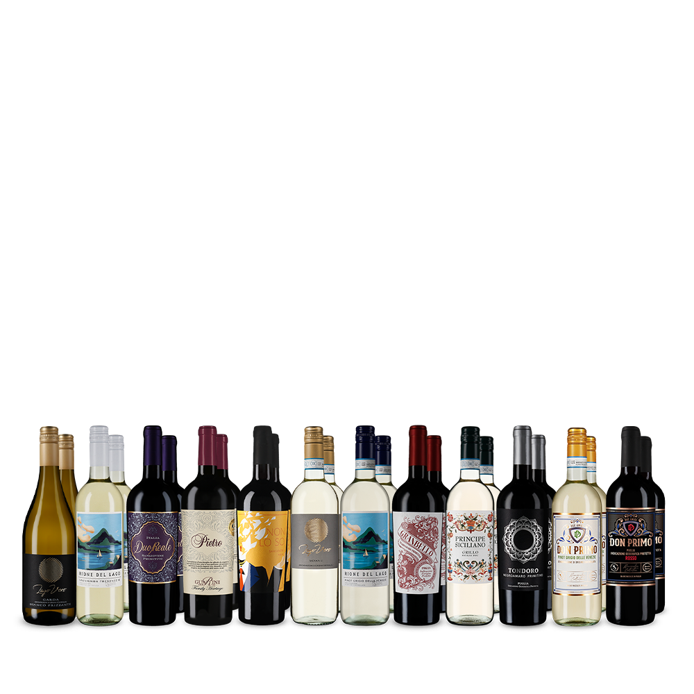 Italienische Wein-Stars im gigantischen 12x2-Paket – Gold