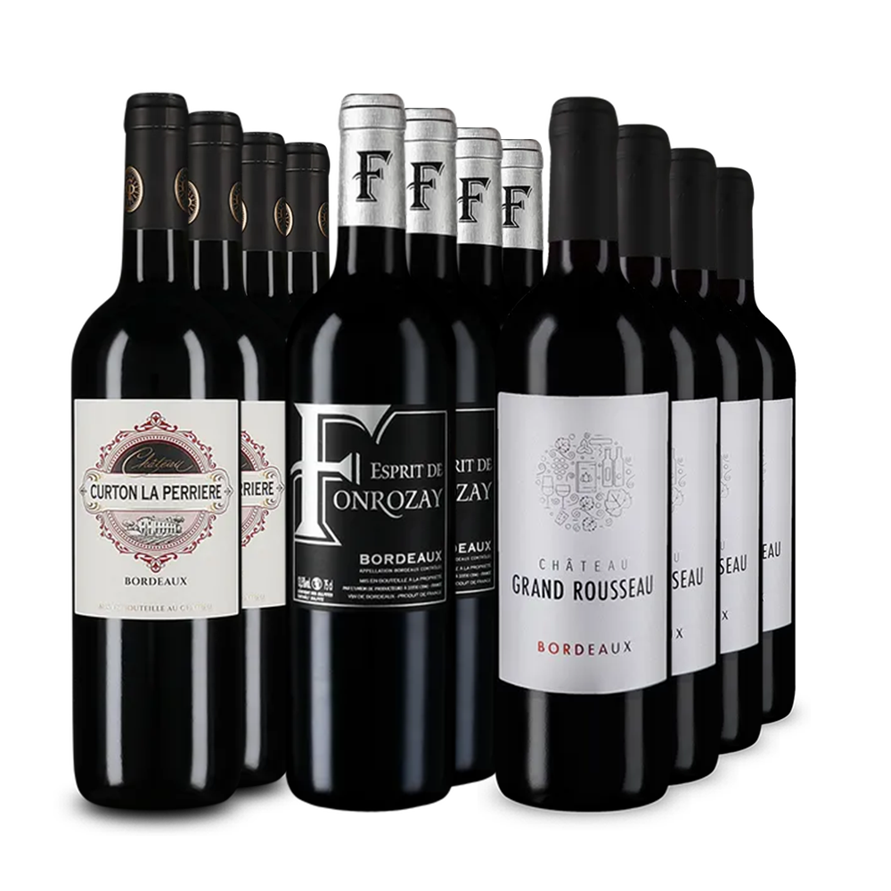 Bordeaux-Stars im 3x4-Paket – Gold