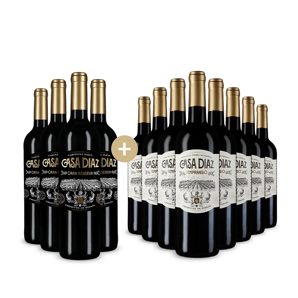 4+8 Flaschen: Das Star-Duo von Casa Diaz – Gold
