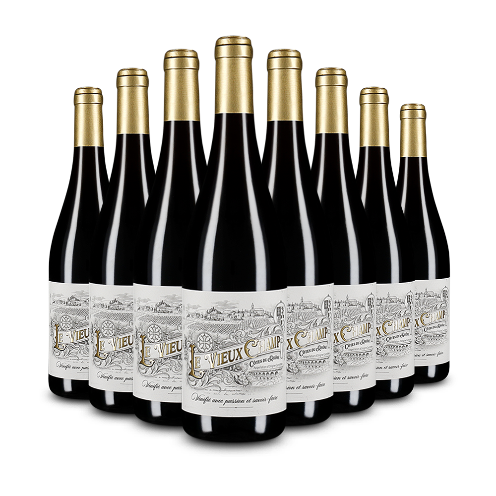 8 Flaschen Côtes du Rhône 2023 – Gold