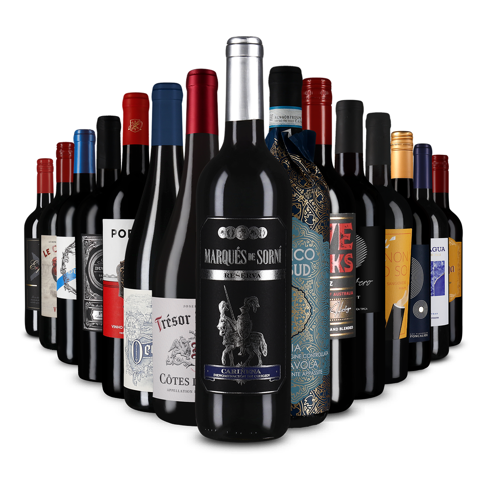 15x1 Ausgewählte Rotwein-Favoriten