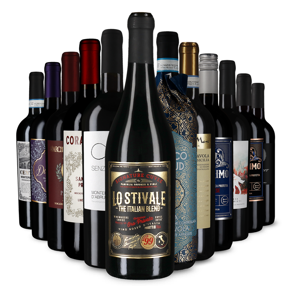 12x1 Italienische Rotweine im Entdeckerpaket
