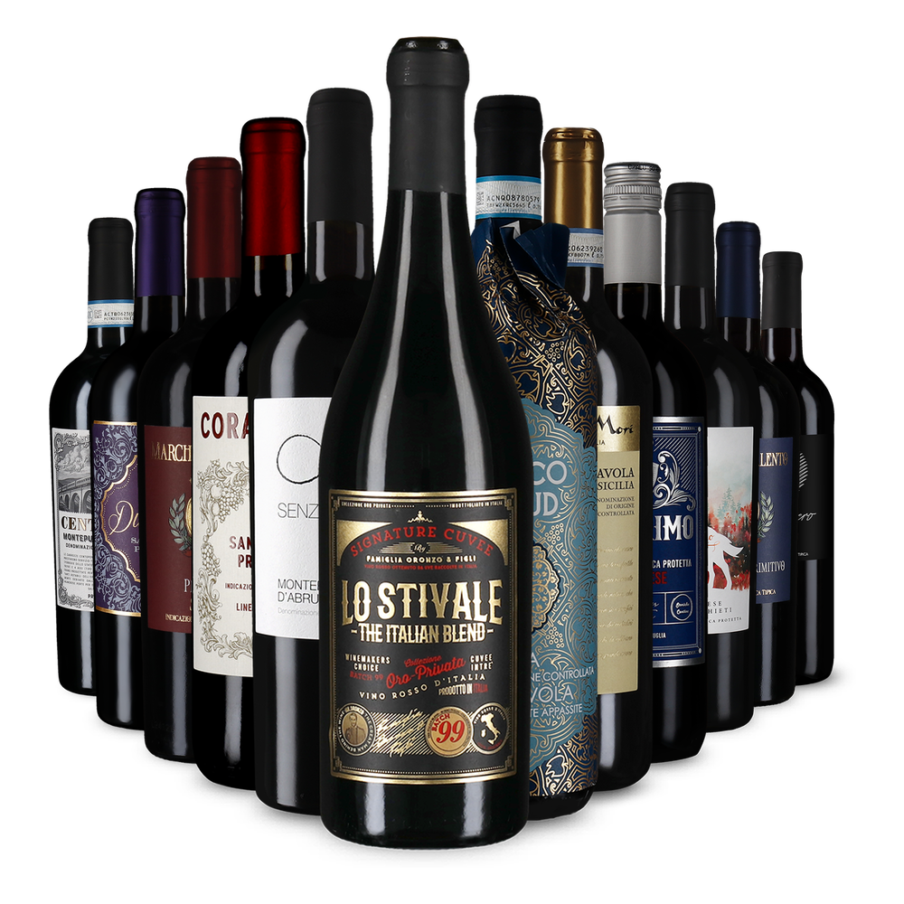 12x1 Italienische Rotweine im Entdeckerpaket