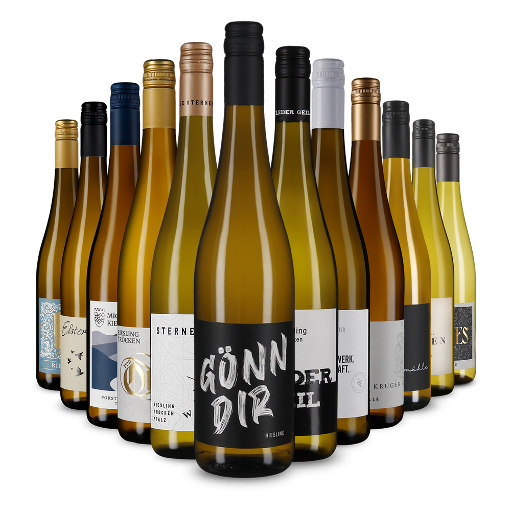 12x1 Ausgewählte Rieslinge im Entdeckerpaket