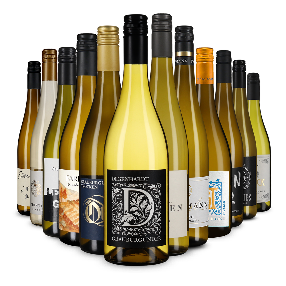 12x1 Deutsche Weißwein-Auswahl im Entdeckerpaket