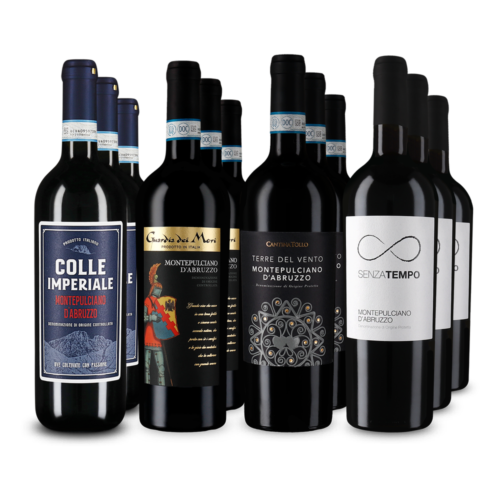 4x3 Montepulciano d'Abruzzo für Genießer