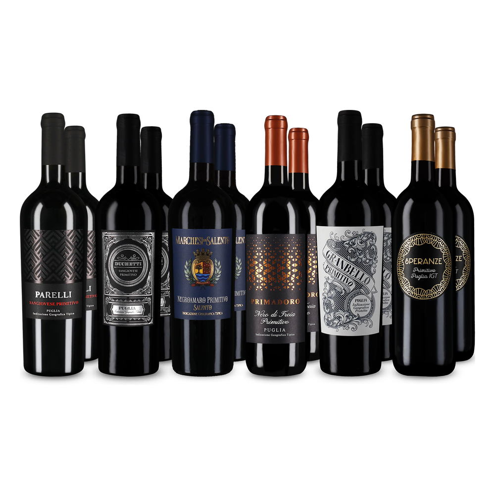 6x2 Ausgewählte Primitivo-Klassiker