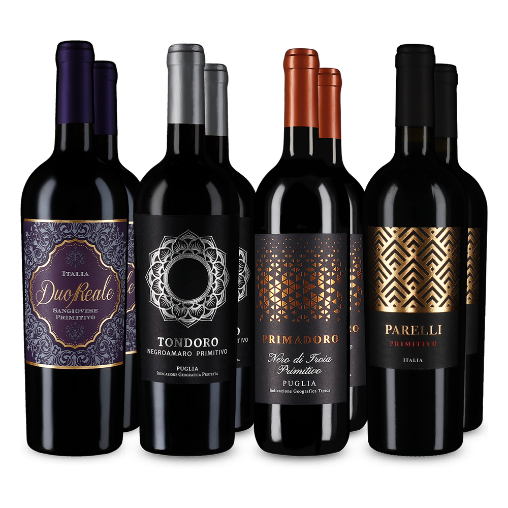 4x2 Primitivo: Geschmack des Südens