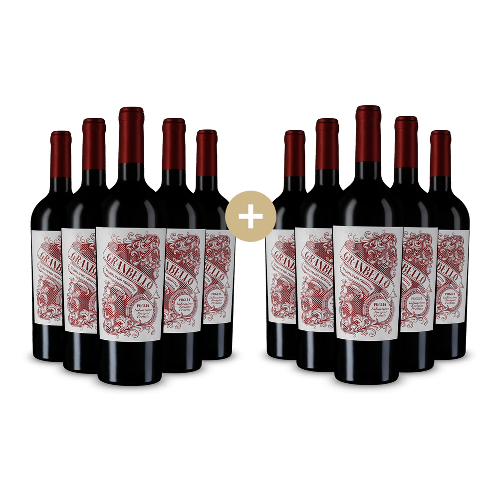 5+5 gratis: Negroamaro Primitivo 2025