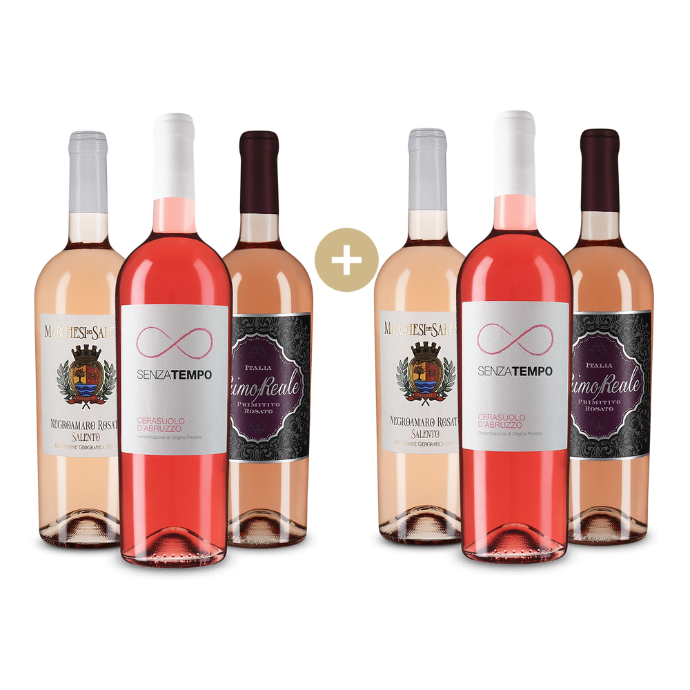 3+3 gratis Rosato: Frucht & Frische aus Italien