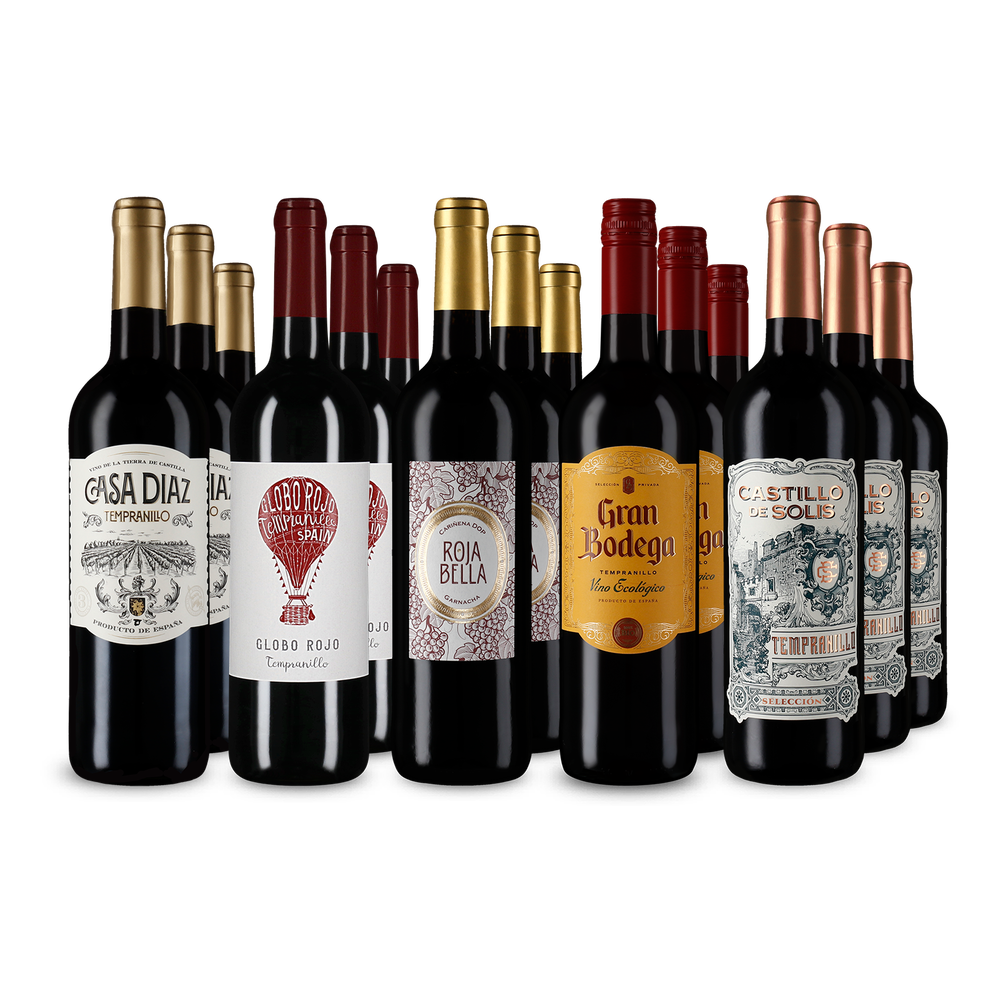 5x3 Spanische Rotweine: Sommergenuss zum Top-Preis