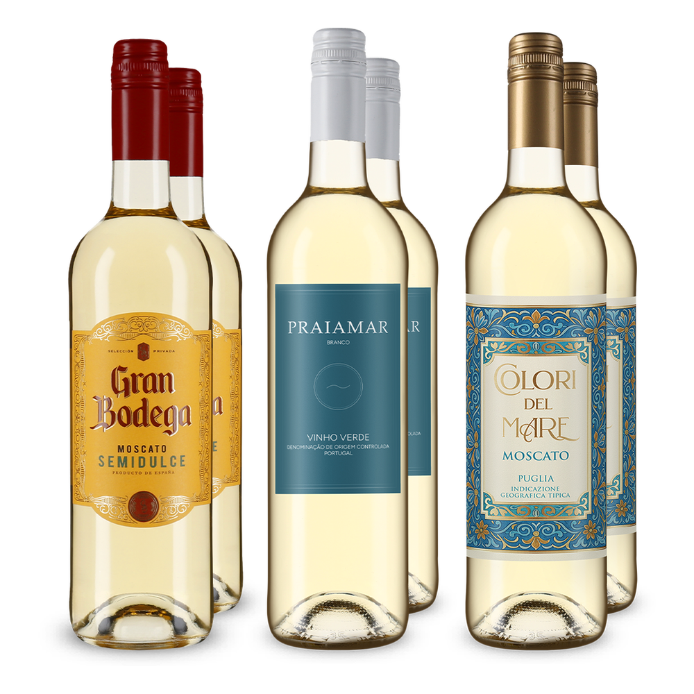 3x2 Fruchtige Weißwein-Favoriten: Lieblich & feinherb