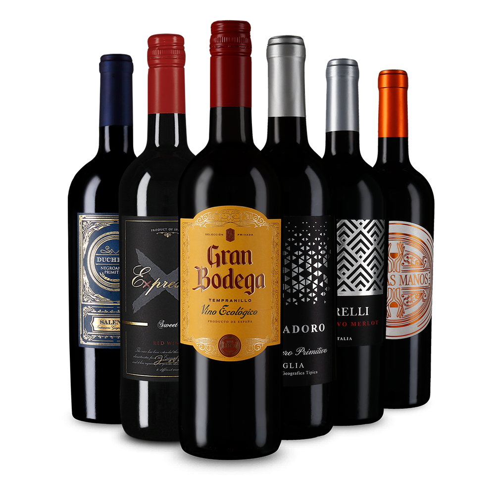 6x1 Fruchtige Rotwein-Favoriten: Lieblich & feinherb
