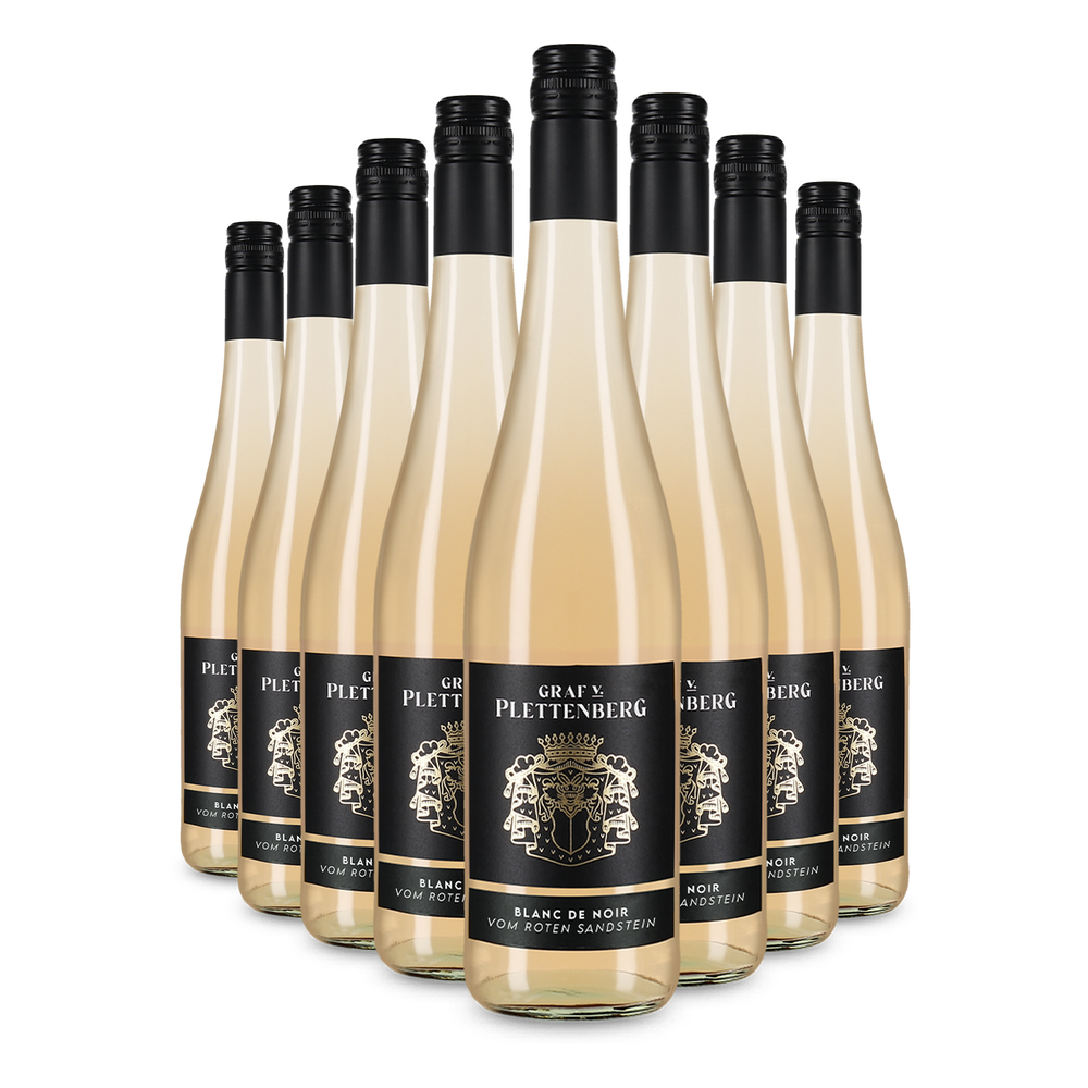 8x Blanc de Noir vom roten Sandstein trocken 2025