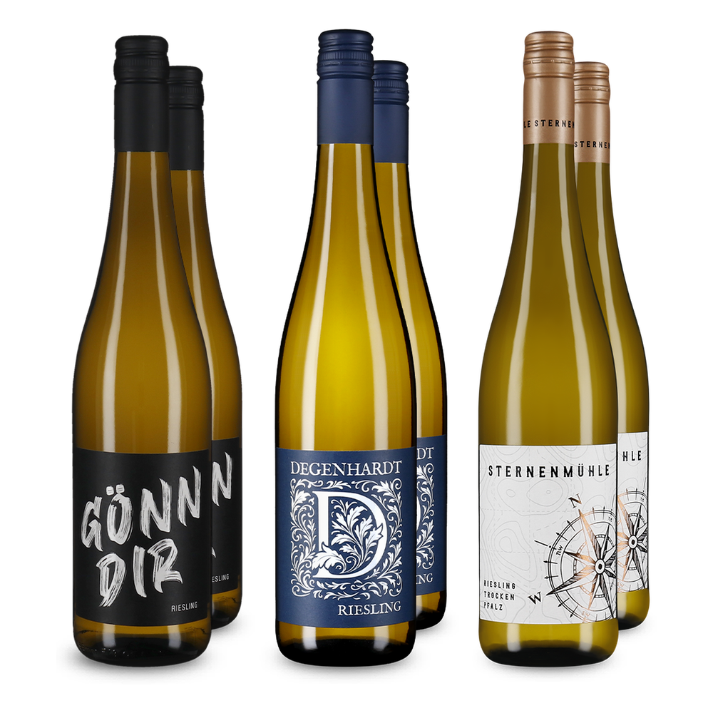 3x2 Riesling-Favoriten für goldene Tage