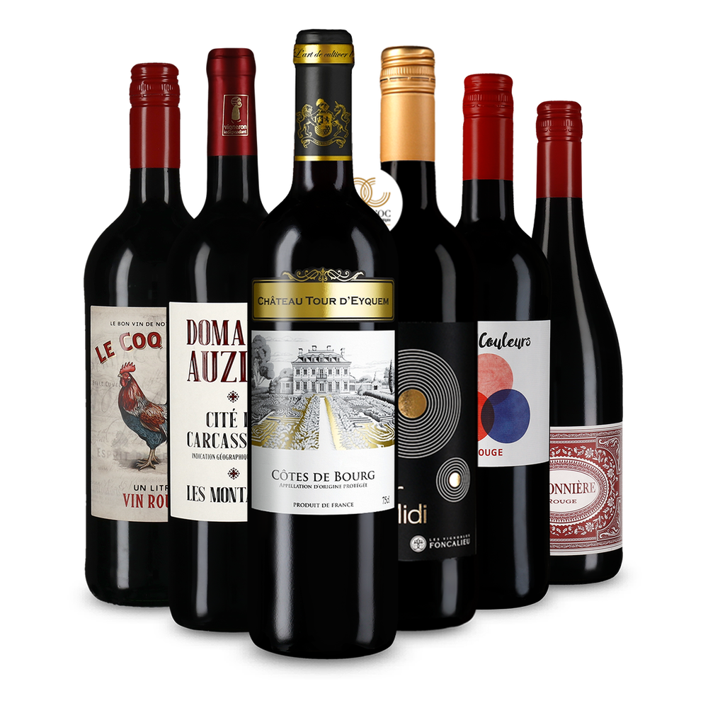 6x1 Frankreichs Rotwein-Auswahl unserer Kunden