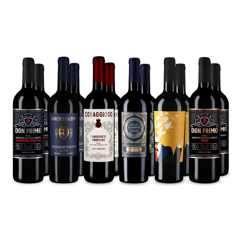 6x2 Primitivo & mehr: Unsere Auswahl aus Apulien