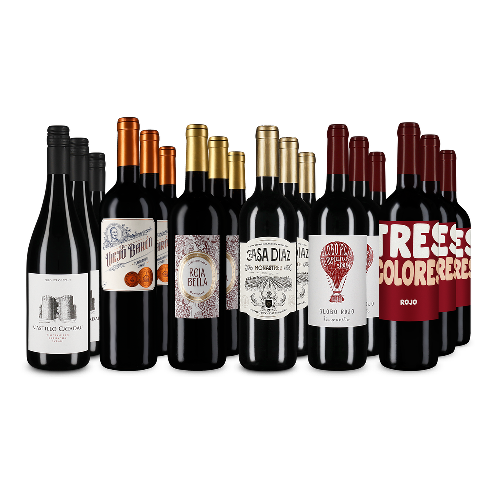 6x3 Preis-Genuss-Favoriten aus Spanien im XXL-Paket