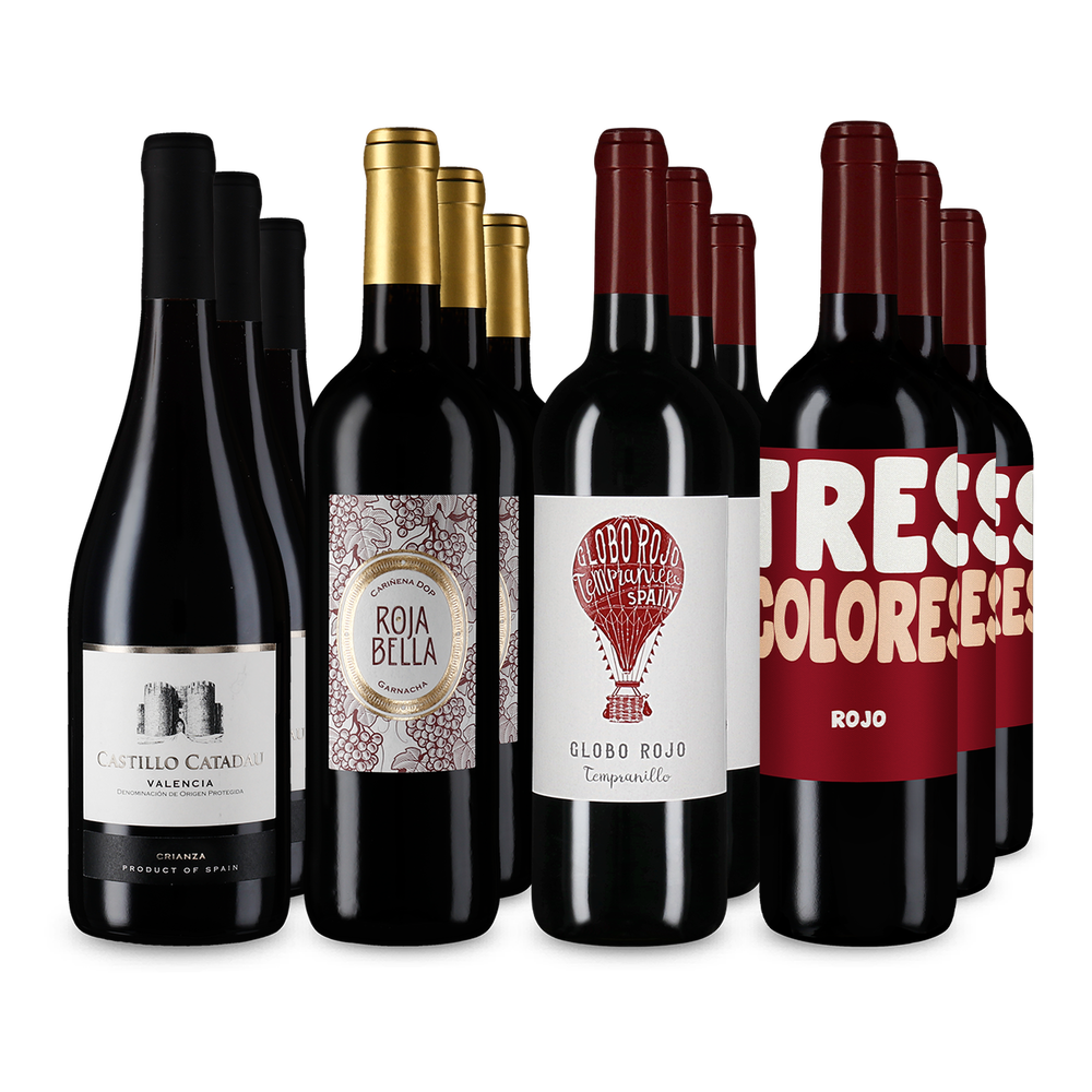 4x3 Spaniens Wein-Highlights zum Spitzenpreis